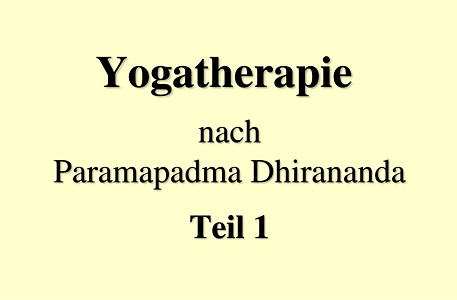 Yogatherapie Teil 1