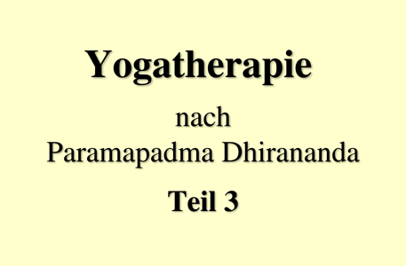 Yogatherapie Teil 3